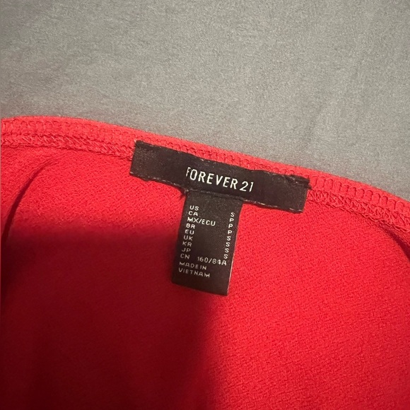 Forever 21 red women’s bodysuit - Picture 3 of 3